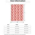 thumbnail image 2 of Strawberry Daydream Throw Blankets 50"x40" Lightweight Flannel Fleece Cozy Soft Blanket Home Decor for Couch Bed Sofa Bedroom Living Room Travel Birthday Christmas All Season, 2 of 6