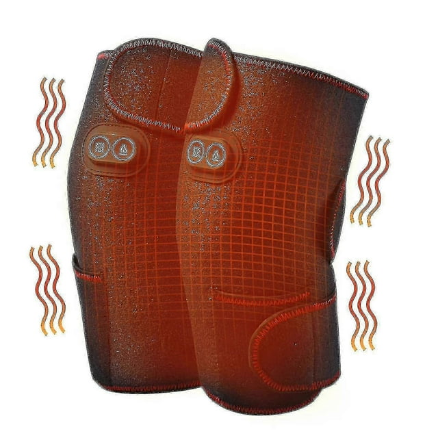 Genouillère Chauffante avec Vibration de Massage Masseur de Genou avec Coussin Chauffant pour Fatigue du Genou Masseur de Jambe Genouillère pour Chauffage Genou et Jambe_Perfect Gift