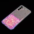 thumbnail image 2 of Dteck Grow in The Dark Case for Samsung Galaxy A35 5G, Bling Sparkly Luminous Glitter Phone Case for Women Girls,Pink, 2 of 4