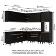 thumbnail image 2 of Cocina Integral Completa Modular Madesa Reims 437cm NN 01, 2 of 4