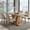 Light Oak Brown, variant on Dovelina 47" Farmhouse Rectangular Dining Table, 4-6 Seater Wooden Kitchen Table for Dining Room, Kitchen, Small Apartment