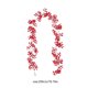 thumbnail image 3 of Guirnalda navideña artificial de hiedra de 200 cm con frutos rojos | Decoración de corona de PVC para fiestas navideñas en casa | Enredadera colgante para repisas festivas, 3 of 5