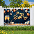 thumbnail image 7 of Decorative Design Birthday Banner Celebratory Balloon Happy Birthday Theme for Birthday Party Indoor Decoration Event Photography, 7 of 7