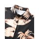 thumbnail image 4 of VISgogo, conjunto de ropa para mujer, patrón de hojas/flores, cuello de solapa, camisa de manga corta con botones, pantalones cortos de cintura elástica a juego VISgogo moda, 4 of 9