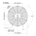 thumbnail image 2 of SPAL 962 CFM 11in Medium Profile Fan - Push (VA09-AP50/C-27S), 2 of 4