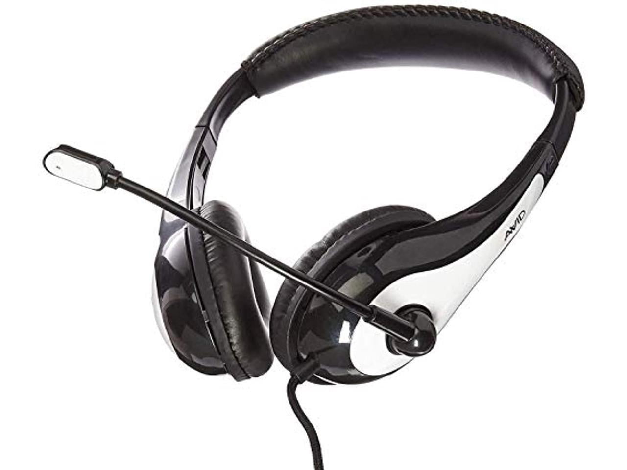 Ergoguys Headset with Noise Canceling Microphone and 3.5MM Plug, White