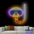 thumbnail image 2 of Handmadetneonsign Diver Mask Neon Sign, Scuba Diving Led Sign, Wall Art, Sport Home Wall Decor 91604, 2 of 5