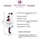 thumbnail image 4 of White-Cat Pendulum Wall Clock,Cat Clock,Cat Clock, 4 of 5