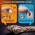 thumbnail image 3 of Veeniix Amphibious Remote Control Snake Toy with Sound, Realistic RC Prank Snake, Brown, 3 of 8