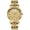 Gold, variant on Men's Luxury Fashion Dress Waterproof Quartz Watch Stainless Steel Classic Style Gold Gift Wrist Watches(Blue&Black)