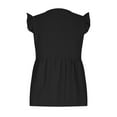 thumbnail image 6 of Women Casual Tops V Neck Black Blouses for Women Fashion 2025 Cotton T Shirts Loose Fit Workout Shirts Women Pack Workout Tank Tops for Women Loose Fit, 6 of 6