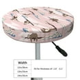 thumbnail image 2 of Uemuo Cloud Sloth Pattern Round Bar Stool Seat Covers Washable Stool Cushion Slipcover Elastic Bar Chair Covers-12 inch, 2 of 7