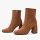 thumbnail image 2 of NECHOLOGY Botas Mujer Adulto Femenino Zapatos Botines mujer Botines de mujer Otoño e Invierno cómoda punta cuadrada tacón cuadrado Simple Color sólido cremallera lateral (Brown, 9), 2 of 6