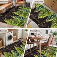 thumbnail image 5 of Area Rugs 2.7'x5', Brown Christmas Tree Carpet for Living Room Bedroom Dining Room, Xmas Trees Snowflake Winter Wood Throw Kitchen Rugs Non Slip Washable Rectangle Indoor Outdoor Rugs, 5 of 8