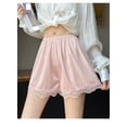 thumbnail image 4 of LIaqionyy Slip Shorts for Women Elastic Waist Stretch Under Dress Loose Fitted Lace Trim Underwear, 4 of 5