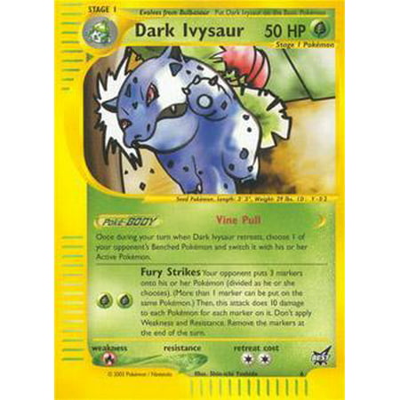 Pokemon Promo Cards Dark Ivysaur #6 [Best Of (Best Pokemon Iv Calculator App)