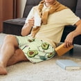thumbnail image 6 of Rocae Avocado for Exercise for Men's Soft Sleep Pajama Shorts, Waistband and Pockets, 6 of 9