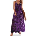 thumbnail image 1 of Vestido sin mangas con lentejuelas moradas, vestidos de fiesta elegantes para mujer 2024, ropa de mujer, traje de verano para mujer, vestidos de mujer, 1 of 7