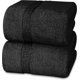 thumbnail image 1 of Premium Jumbo Bath Sheet (90 x 180 cm, 2 Pack) - 100% Ring Spun Cotton Highly Absorbent and Quick Dry Extra Large Bath Sheet, 1 of 5