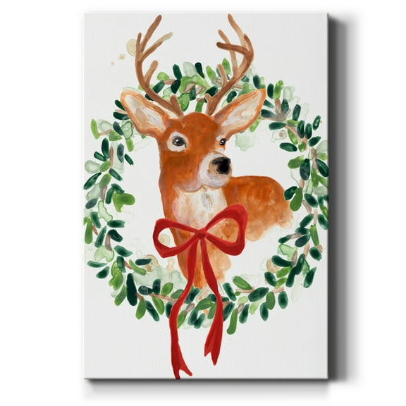 Woodland Holiday Collection B- Gallery Wrapped Canvas
