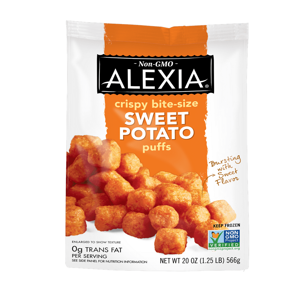 Alexia Crispy Bite-Size Sweet Potato Puffs, Non-GMO ...