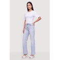 thumbnail image 3 of Women's Side Ruched Crew Neck Short Sleeve T-Shirt, 3 of 4