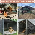 thumbnail image 6 of AMGO 8' x 27' Beige Custom Size Shade Cloth with Grommets - 90% Sunblock, Durable Mesh Fabric Tarp for Dog Kennel Cover, Fence Privacy Screen, Greenhouse, Chicken Coop & Pet Playpen, 6 of 6