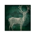 thumbnail image 2 of Trademark Fine Art "Emerald Deer" Canvas Art by Color Bakery, 2 of 4