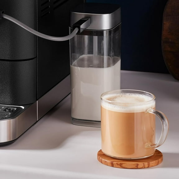 26. Oz Milk Container with Hose and Lid for Espresso Machines