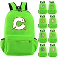 thumbnail image 2 of Canvas Printed Backpack Animal 26 English Letters Backpack Teen School Bag for Girl Boy Large Capacity Bookbag for Kid Gift, 2 of 5