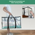 thumbnail image 5 of Bolsas de Mudanza Transparentes para Trabajo Pesado: Paquete de 4 Bolsas de Almacenamiento de 90 L con Asas Resistentes, de Cremallera, Impermeables, Semitransparentes, 5 of 5