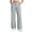 Gray, variant on Teen Girls School Uniform Suit Pants Flat Front Pull-On Dress Pants with Pocket Solid Color Stretch Straight Pants Black Size 9