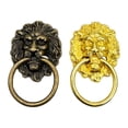 thumbnail image 3 of Bearachild Anillo de tracción duradero con cabeza de león de 8 piezas: aleación de zinc de fácil reemplazo resistente al óxido y elegante Decoración del hogar Oro + 8 piezas, 3 of 6