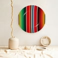 thumbnail image 5 of Wukai Mexican Serape Blanket Stripes Print Decorative Plate for Display,Bone China Decorative Plate, Ceramic Dinner Plate with Stand, Vertical Ceramic Plate-10in, 5 of 6