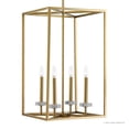 thumbnail image 4 of Urban Ambiance Luxury Luxe Hall & Foyer, Size: 26-1/2"H x 15"W, with Transitional Style Elements, Palladian Gold Finish and White Silk Shade, UHP2635, 4 of 4