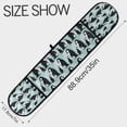 thumbnail image 3 of Yayeee Double Oven Mitt Kitchen Heat Resistant Baking 35" x7" Quilted Cotton Glove, Green Penguins Pattern, 3 of 6