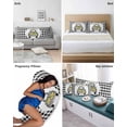thumbnail image 5 of Summer Lemon King Pillow Cases Set of 2 - Microfiber Bed Throw Pillow Covers, Watercolor Truck Black Plaid Checkered Decorative Lumbar Pillow Cover with Envelope Closure for Sofa/Travel 20"x36", 5 of 6