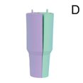thumbnail image 1 of Termo de silicona de doble capa, taza para bebidas de 40 oz con tapa, puede contener dos sabores diferentes de bebida, bandeja de sección interna para Stanley, 1 of 6