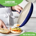 thumbnail image 2 of GreenLife Savory 15pc Cookware Set, Night Blue, 2 of 9
