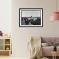 thumbnail image 3 of Historic Framed Print, [Bird's-eye view of the Jefferson Building of the Library of Congress, from the N.W. above East Capitol St.], 17-7/8" x 21-7/8", 3 of 9