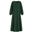 thumbnail image 3 of Women's Long Sleeve Button Down Abaya Casual Dress Dubai Outfits Women Long Dress Punjabi Suits Formal Dresses Party Wear Dress for Girls 12-14 Dresses for Girls Garments for Men Hijab Scarfs for, 3 of 4