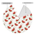 thumbnail image 2 of Yiaed Hand Drawn Watermelon Print Christmas Tree Skirt , Tree SkirtsTree Mat for Christmas Winter Holiday Indoor Decorations-48", 2 of 7