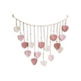 thumbnail image 1 of Tapiz de macramé,Tapiz de macramé para colgar en la pared,bohemio,hecho a mano,Decoración de pared bohemia tejida con flecos colgantes para apartamento,Inicio Sala de estar Decoraciones Rosa, 1 of 8