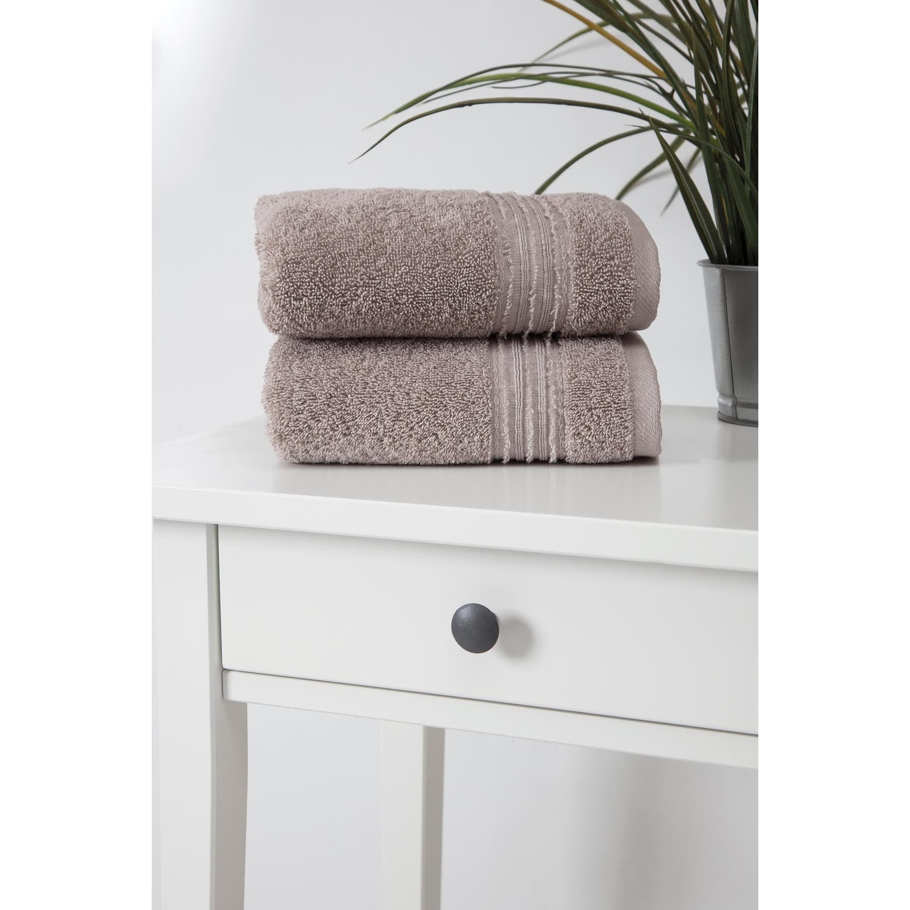Ozan Premium Home  100% Genuine Turkish Cotton Cascade Hand Towel(Set of 2) Aqua