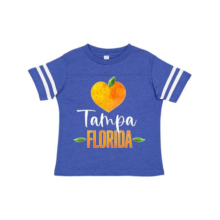 

Inktastic Tampa Florida Orange in Heart Gift Toddler Boy or Toddler Girl T-Shirt