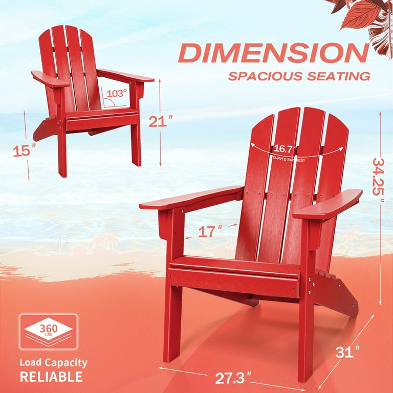 Red plastic patio discount chairs