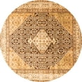 thumbnail image 1 of Ahgly Company Indoor Round Persian Orange Traditional Area Rugs, 3' Round, 1 of 1