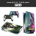 thumbnail image 1 of Adhesive Skin - Compatible for PS5 Cover to customize the Console - Removable Vinyl Film - Matte Satin HD Quality (Disk,cyberpunk2077 concept version), 1 of 1
