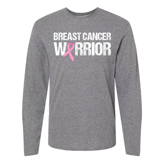 Inktastic Breast Cancer Warrior Long Sleeve T-Shirt