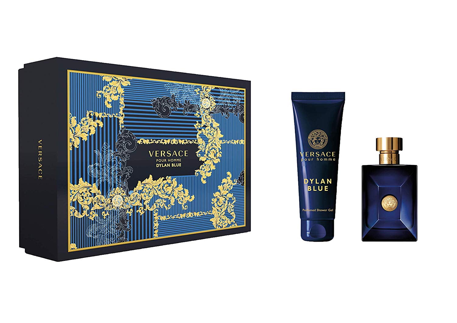 versace dylan blue pour homme gift set